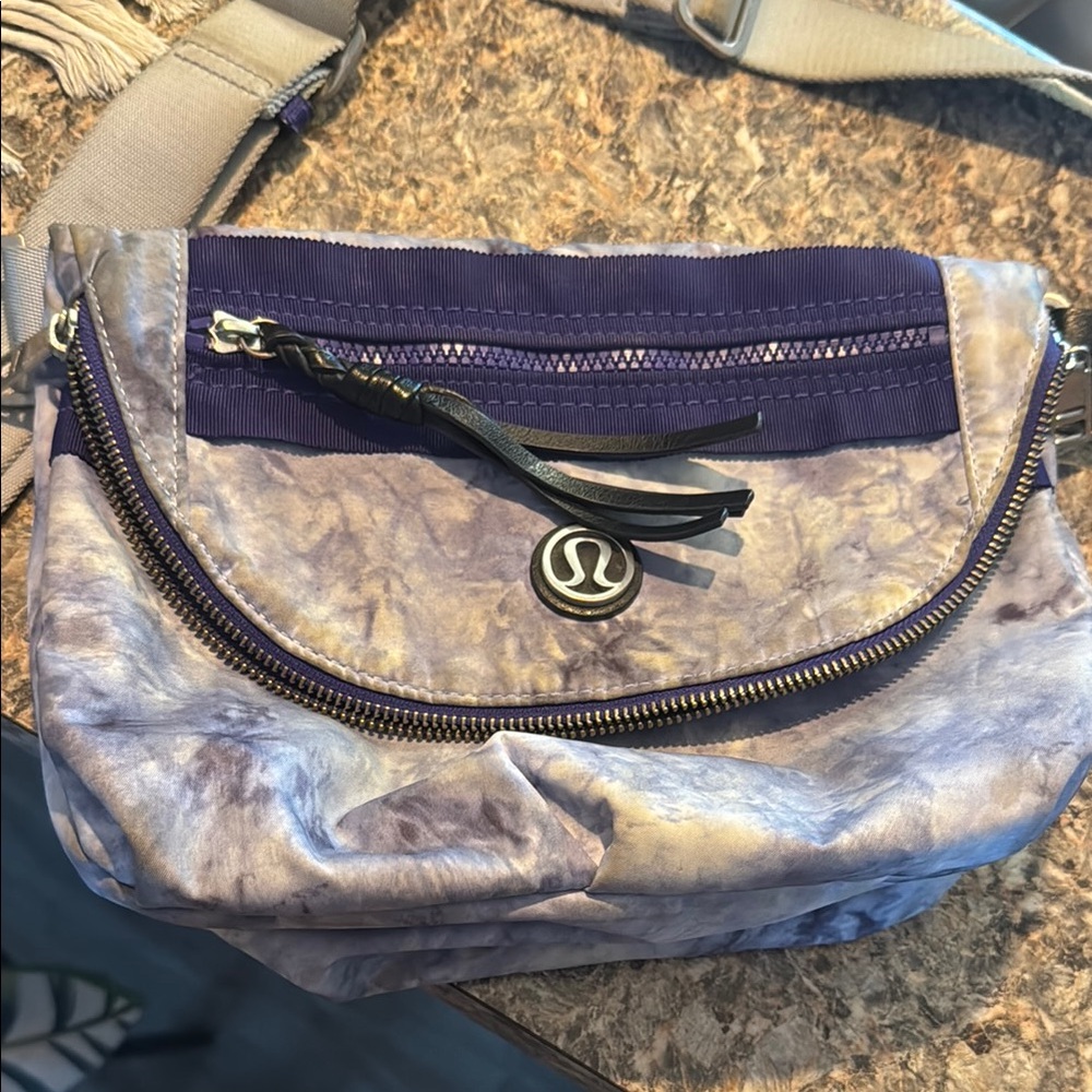 lululemon athletica Lavender Tie-Dye Crossbody Bag